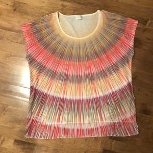 Chico’s Size Large (1) Stripe Top